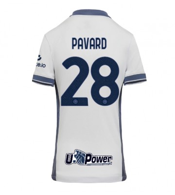 Inter Milan Benjamin Pavard #28 Bortatröja Dam 2024-25 Kortärmad